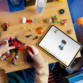 LEGO Sonic - Knuckles mot Dr. Eggmans Egg Crusher robot LEGO Sonic - Knuckles mot Dr. Eggmans Egg Crusher robot