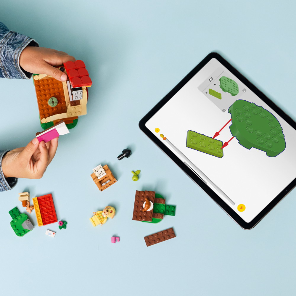 LEGO Animal Crossing - Det mysiga huset där Goldie bor