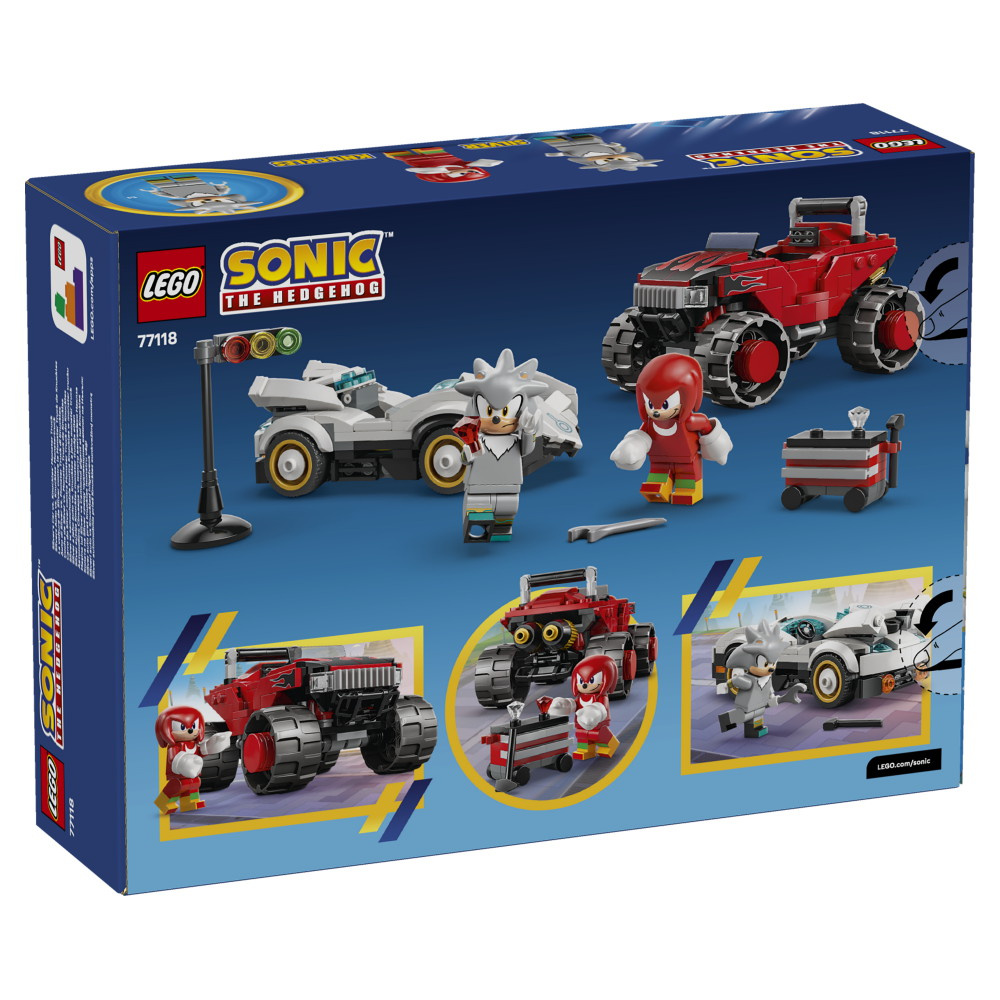 LEGO Sonic - Silvers Bil Mot Knuckles Monstertruck