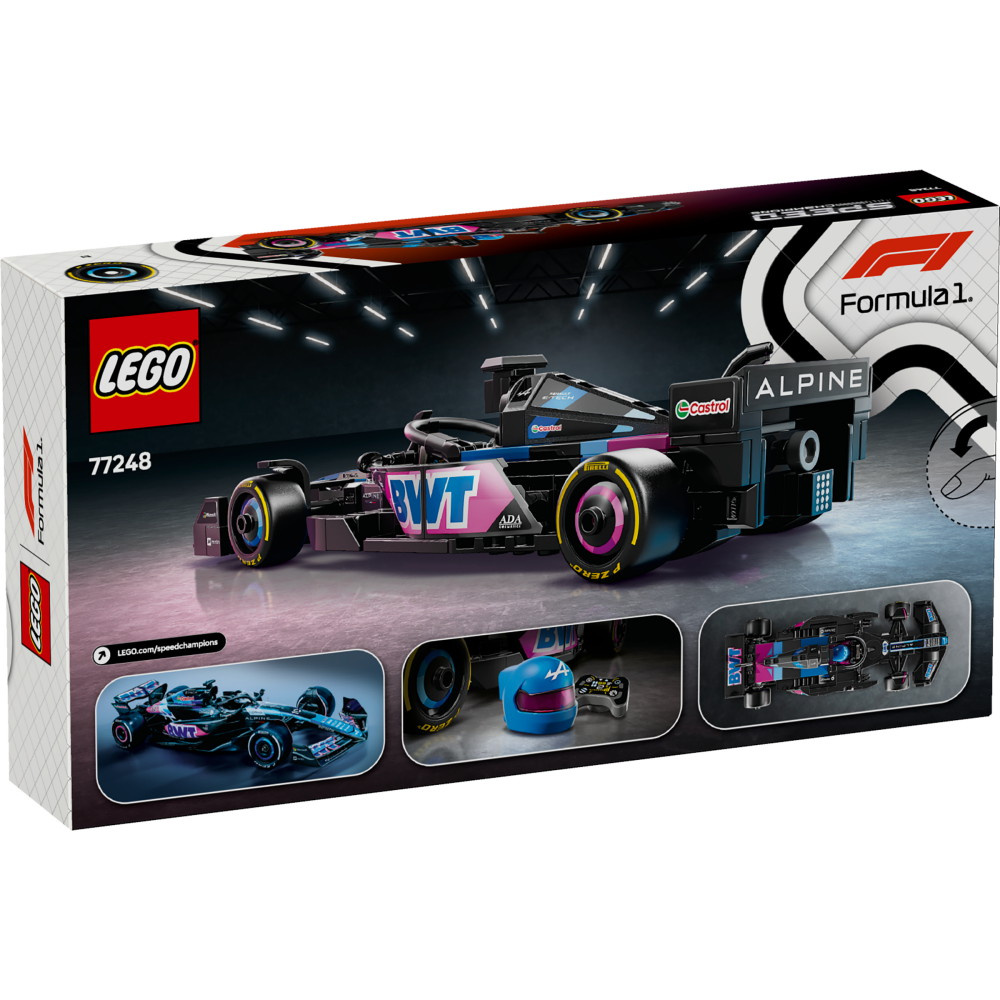 LEGO Speed Champions - BWT Alpine F1 Team A524 racerbil