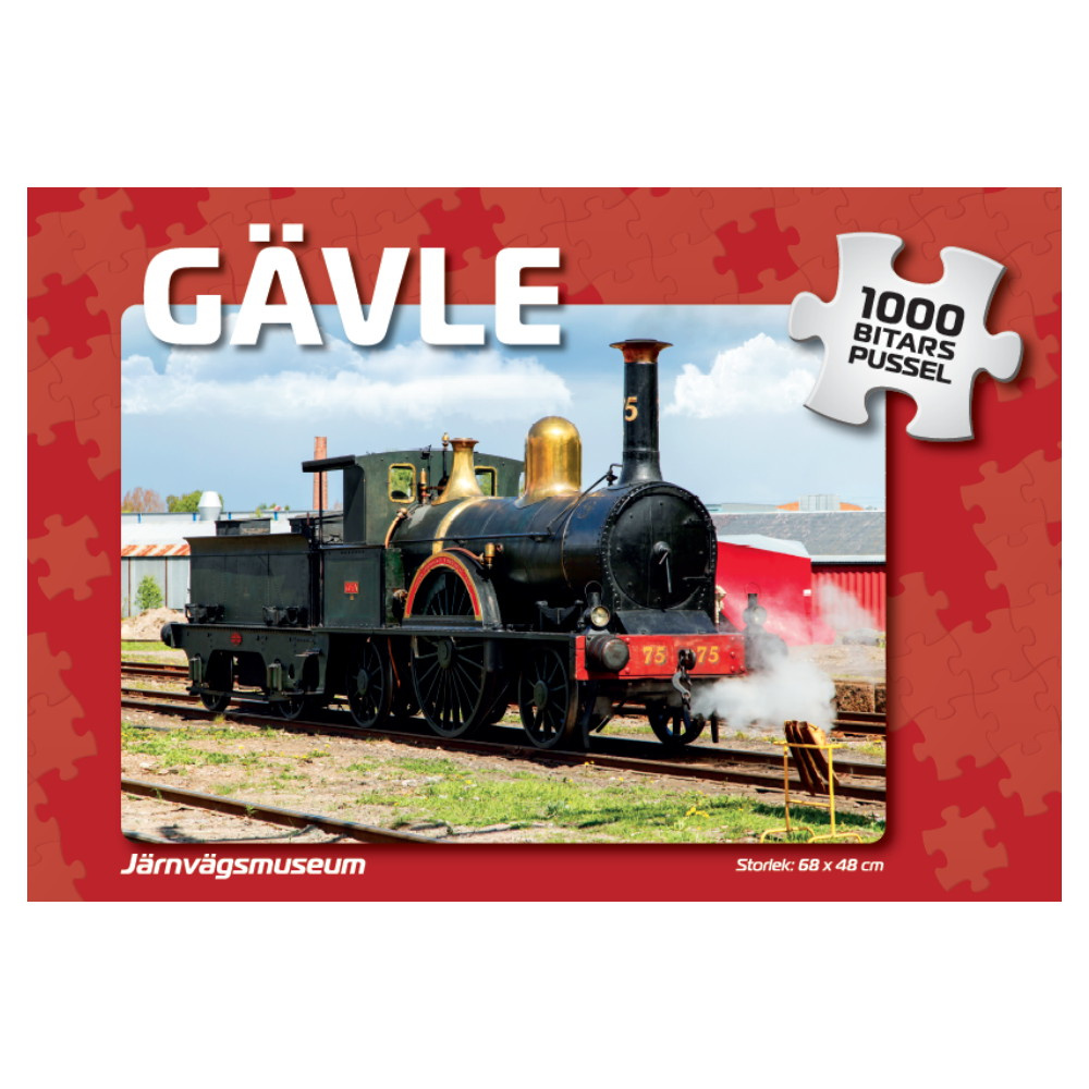 Svenska Pussel: Gävle Järnvägsmuseum 1000 Bitar