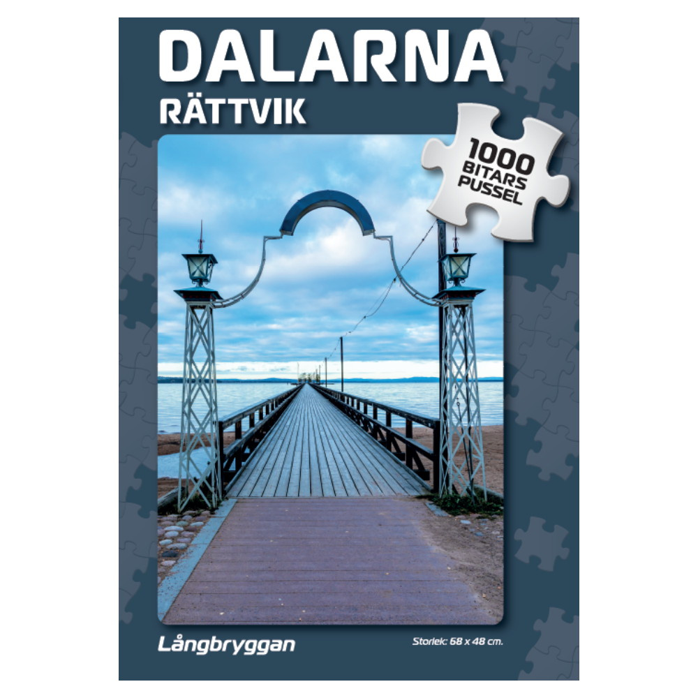 Svenska Pussel: Rättvik Långbryggan 1000 Bitar