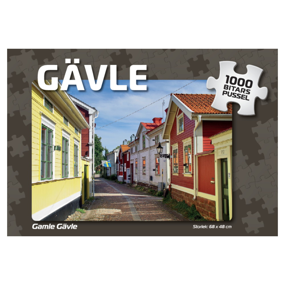 Svenska Pussel: Gamla Gävle 1000 Bitar
