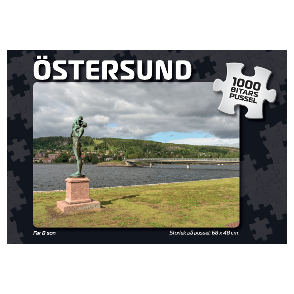 Svenska Pussel: Östersund Far & son 1000 Bitar