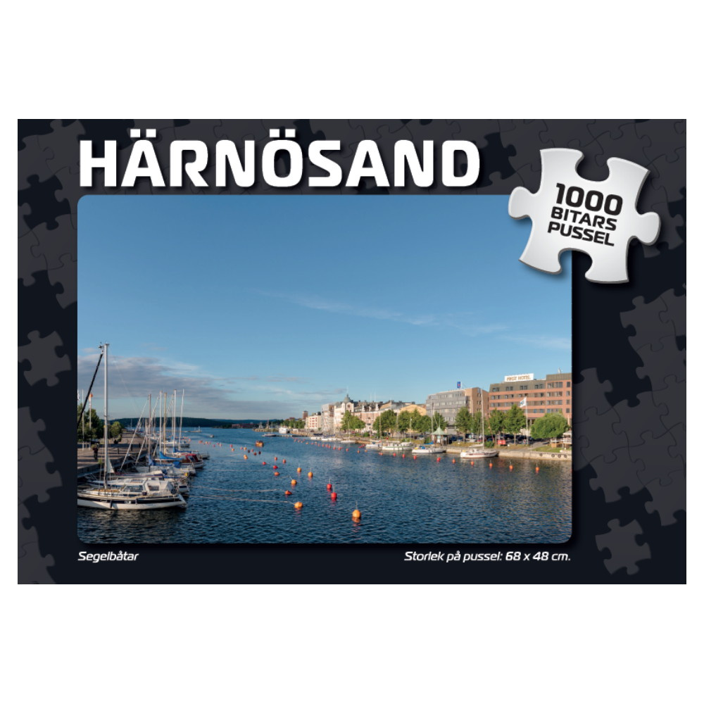 Svenska Pussel: Härnösand Segelbåtar 1000 Bitar