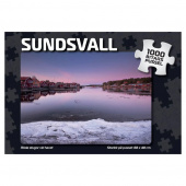 Svenska Pussel: Sundsvall Röda stugor vid havet 1000 Bitar Svenska Pussel: Sundsvall Röda stugor vid havet 1000 Bitar