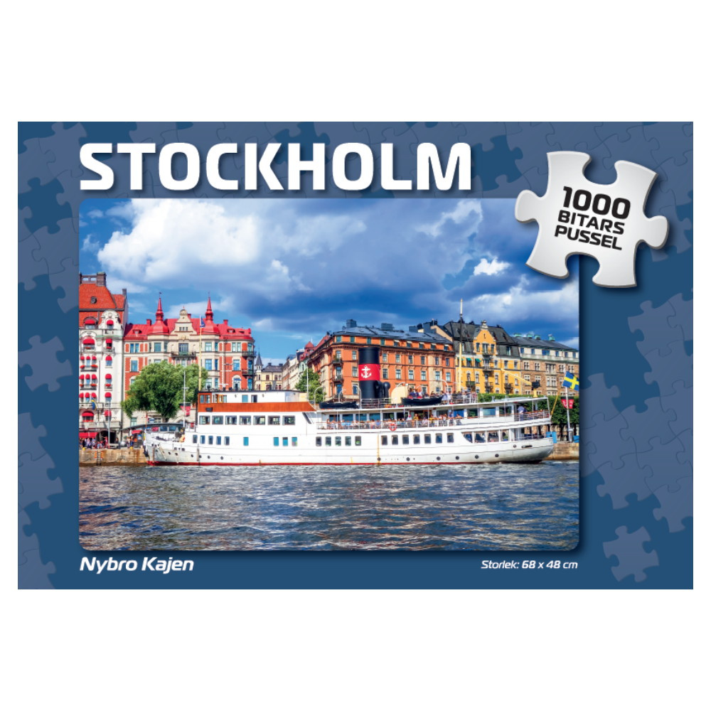 Svenska Pussel: Stockholm Nybro Kajen 1000 Bitar