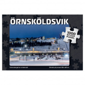 Svenska Pussel: Örnsköldsvik Varvsberget en vinterkväll 1000 Bitar Svenska Pussel: Örnsköldsvik Varvsberget en vinterkväll 1000 Bitar
