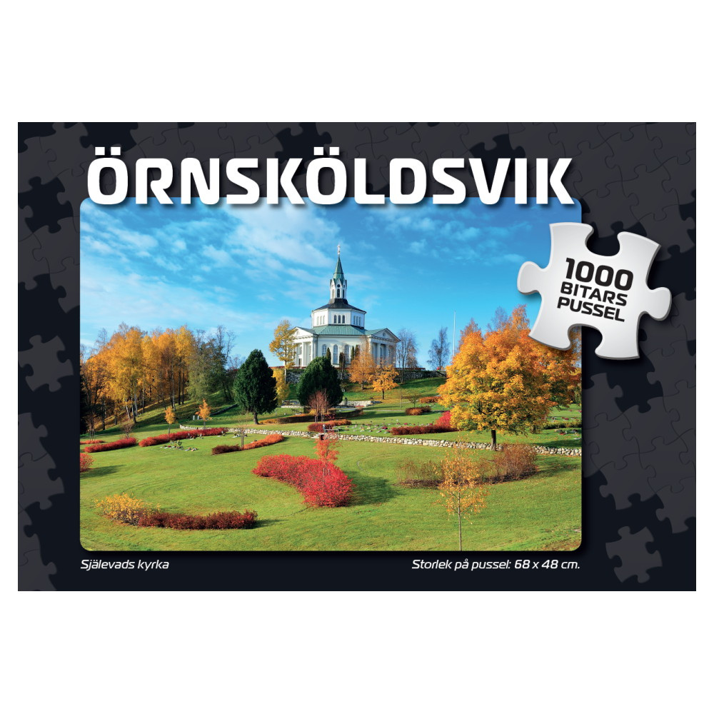 Svenska Pussel: Örnsköldsvik Själevads kyrka 1000 Bitar