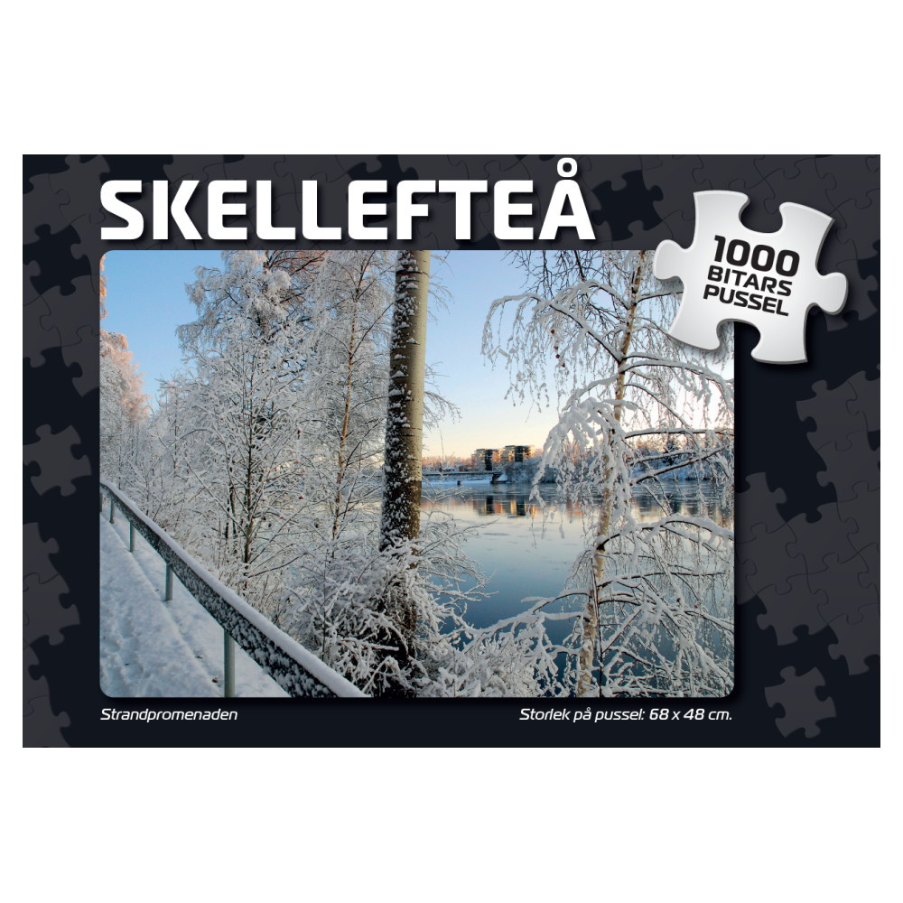 Svenska Pussel: Skellefteå Strandpromenaden 1000 Bitar