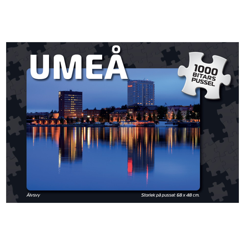 Svenska Pussel: Umeå Älvsvy 1000 Bitar