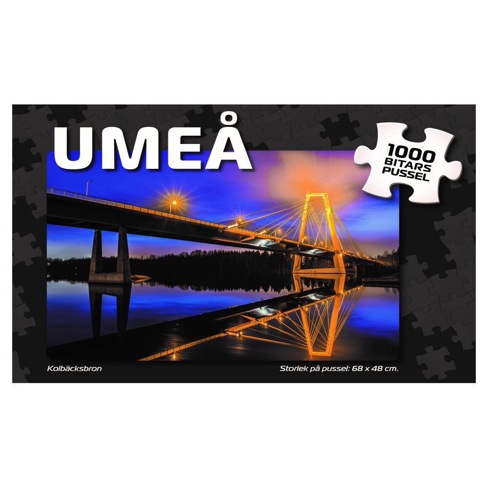 Svenska Pussel: Umeå Kolbäcksbron 1000 Bitar