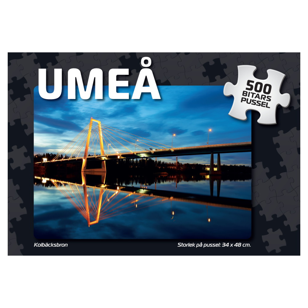 Svenska Pussel: Umeå Kolbäcksbron 500 Bitar
