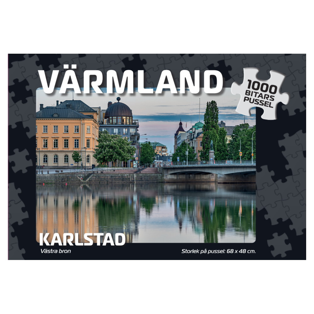 Svenska Pussel: Karlstad Västra bron 1000 Bitar