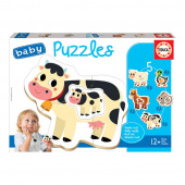 Educa Pussel: Baby Bondgården 2-4 Bitar Educa Pussel: Baby Bondgården 2-4 Bitar