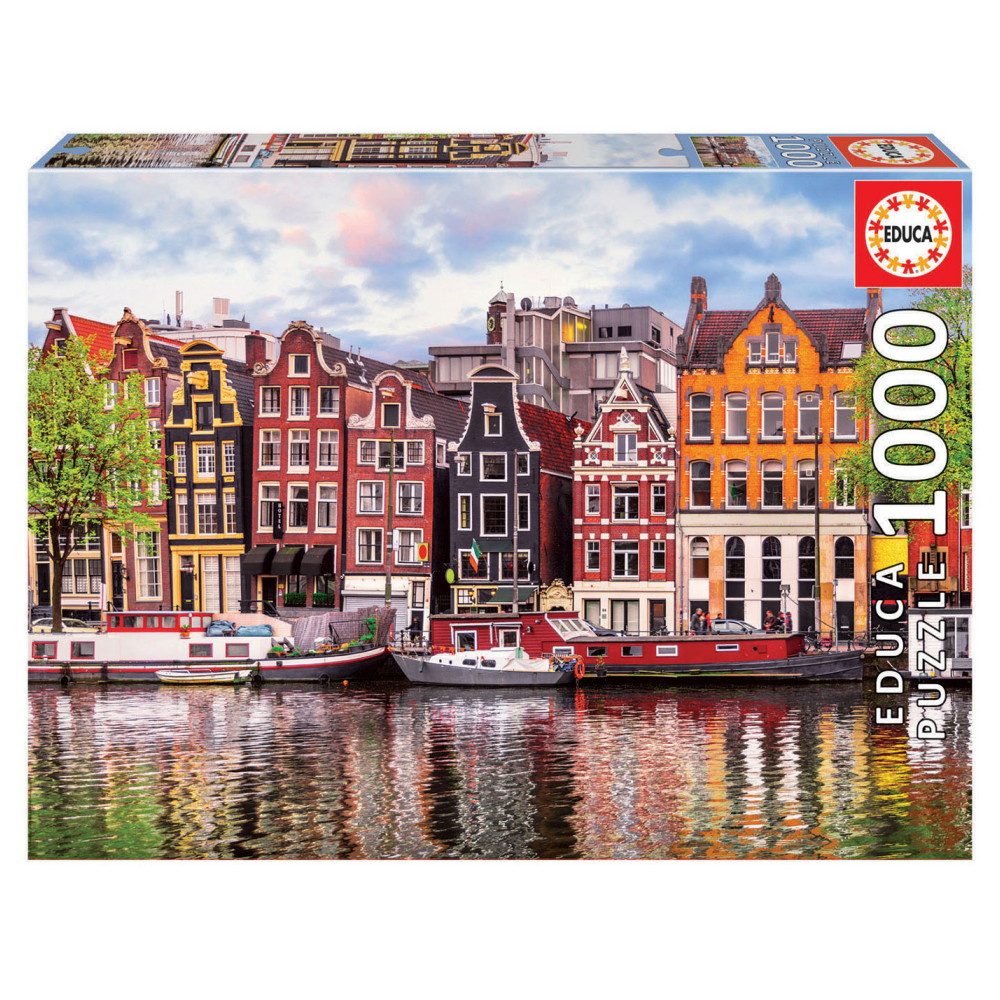 Educa Pussel: Dancing houses, Amsterdam 1000 Bitar