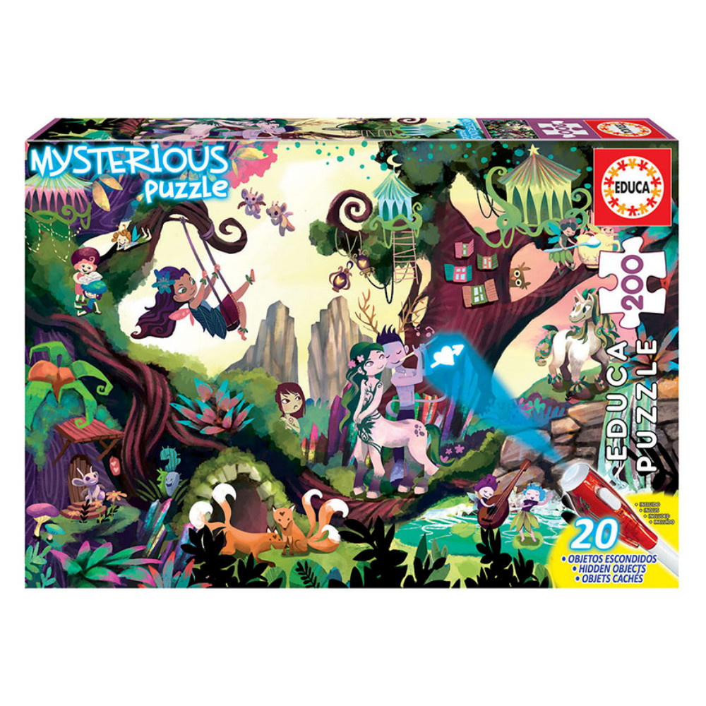Educa Mystiskt Pussel: Magical Forest 200 Bitar