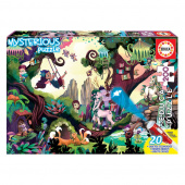 Educa Mystiskt Pussel: Magical Forest 200 Bitar Educa Mystiskt Pussel: Magical Forest 200 Bitar