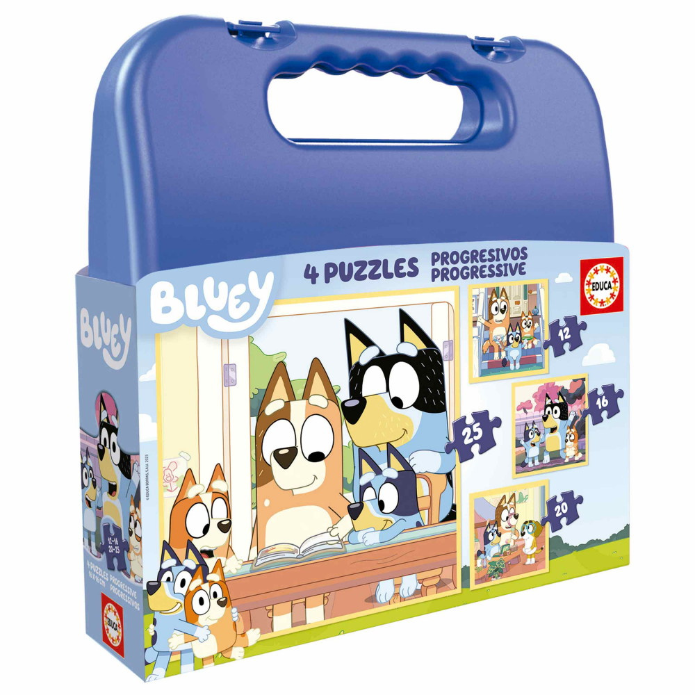Educa Progressiva Pussel: Bluey 12-25 Bitar