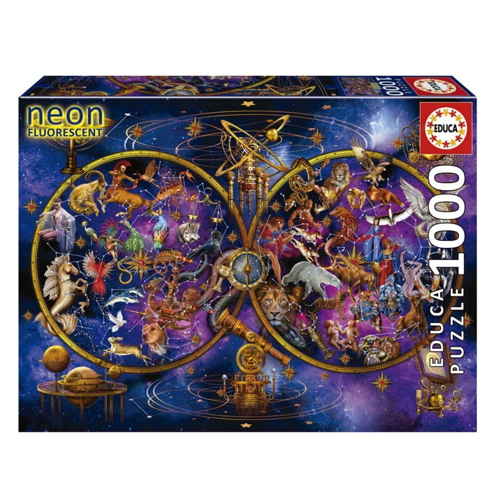 Educa Pussel: Constellations Neon 1000 Bitar