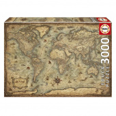 Educa Pussel: Map Of The World 3000 Bitar Educa Pussel: Map Of The World 3000 Bitar