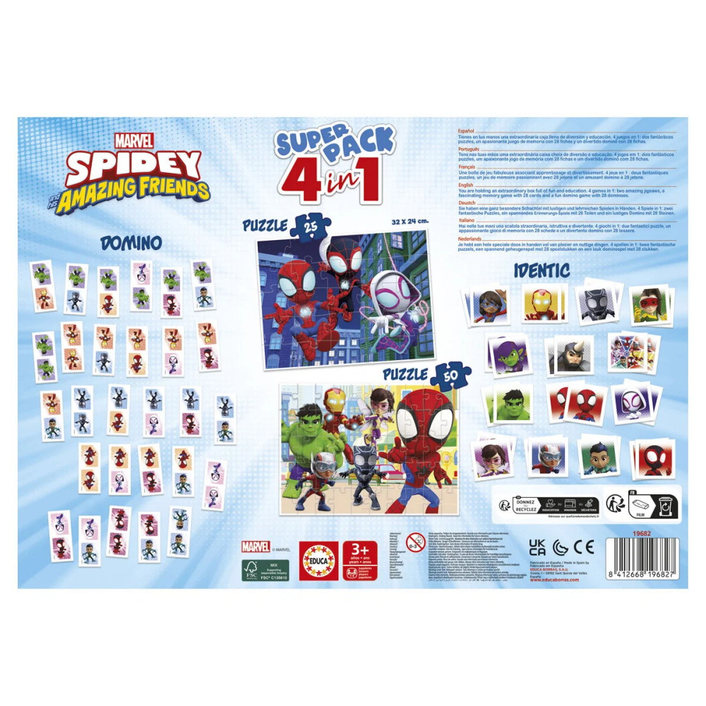 Marvel Spidey and his Amazing Friends - Super Pack 4in1