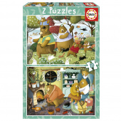 Educa Pussel: Forest Tales 2 x 20 Bitar Educa Pussel: Forest Tales 2 x 20 Bitar