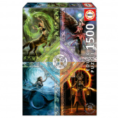 Educa Pussel: Stokes, Elemental Magic Star Chart 1500 Bitar Educa Pussel: Stokes, Elemental Magic Star Chart 1500 Bitar