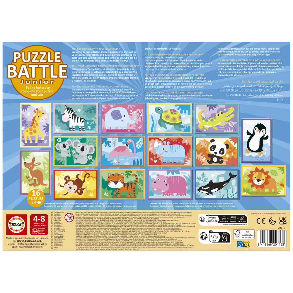Educa Puzzle Battle Junior