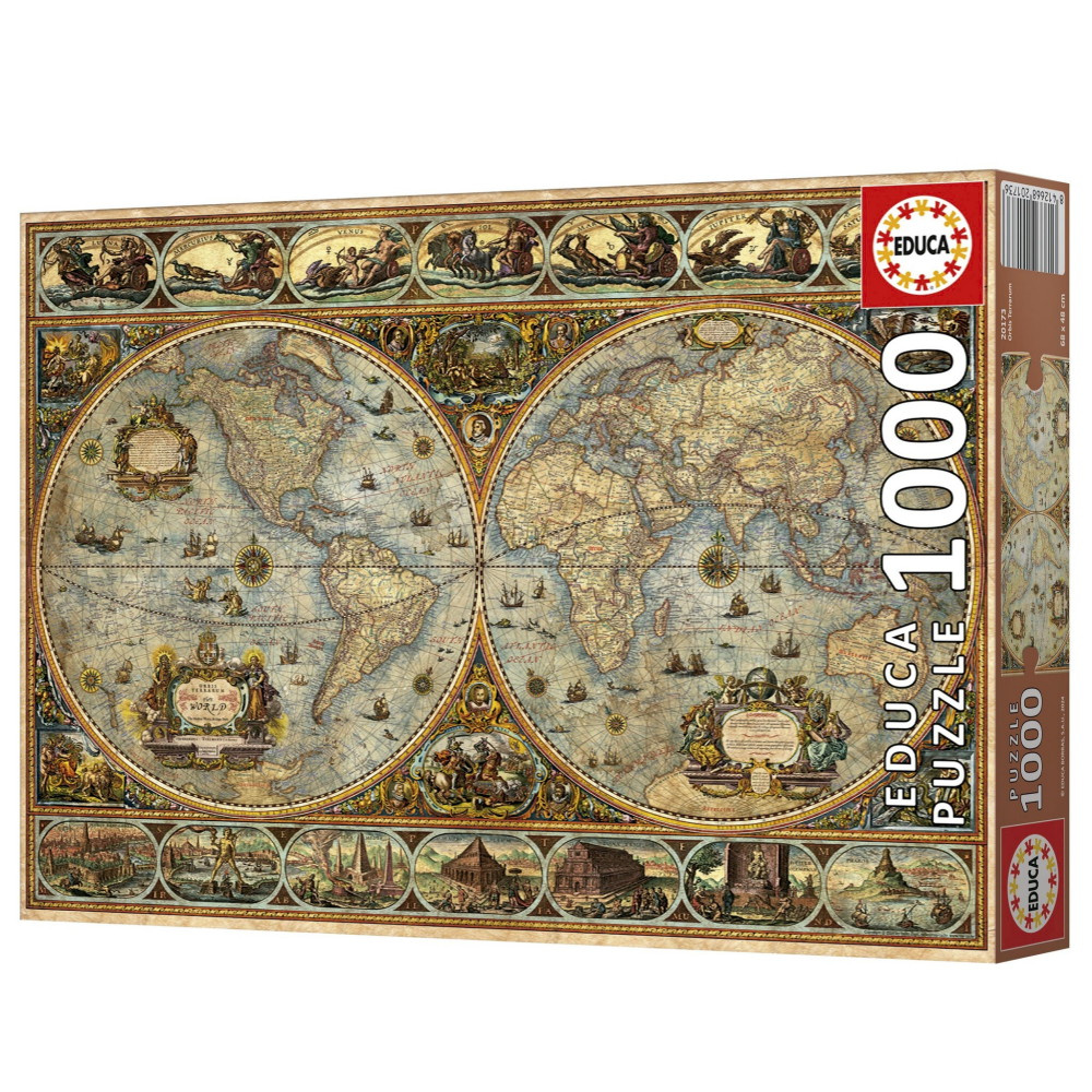 Educa Pussel: Orbis Terrarum 1000 Bitar
