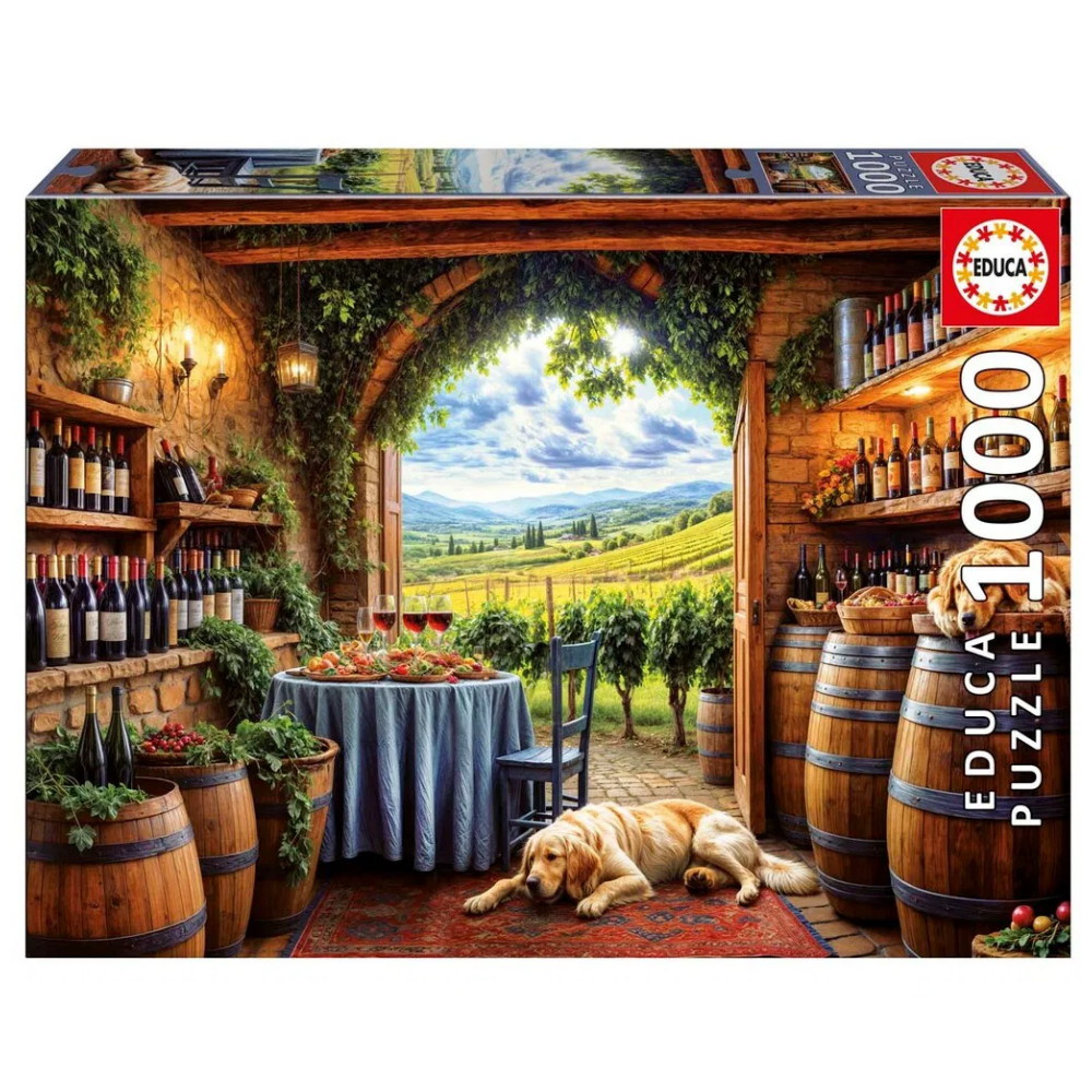 Educa Pussel: Canes et Vinum 1000 Bitar