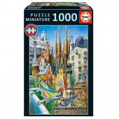Educa Miniature Pussel: Collage Gaudi 1000 Bitar Educa Miniature Pussel: Collage Gaudi 1000 Bitar