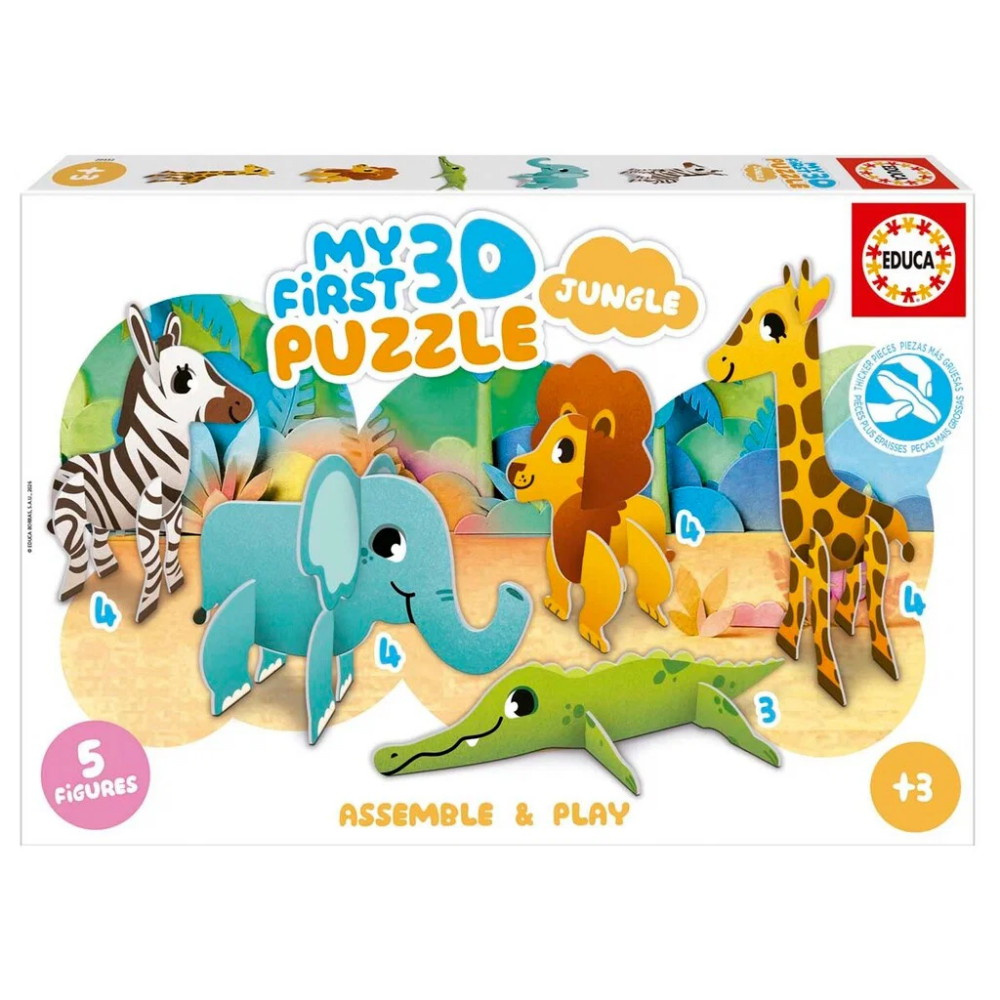 Educa My First 3D Puzzle - Jungle 19 Bitar