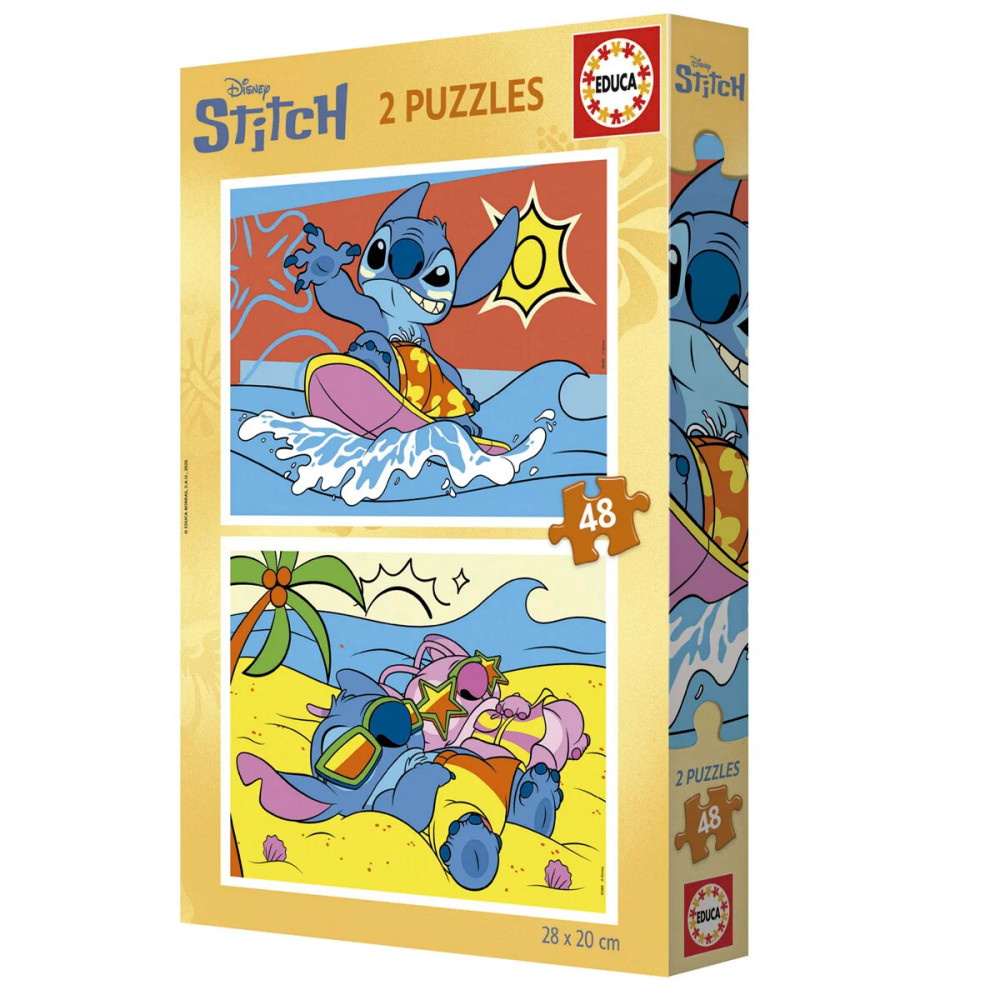 Educa Pussel: Disney Stitch 2 x 48 Bitar