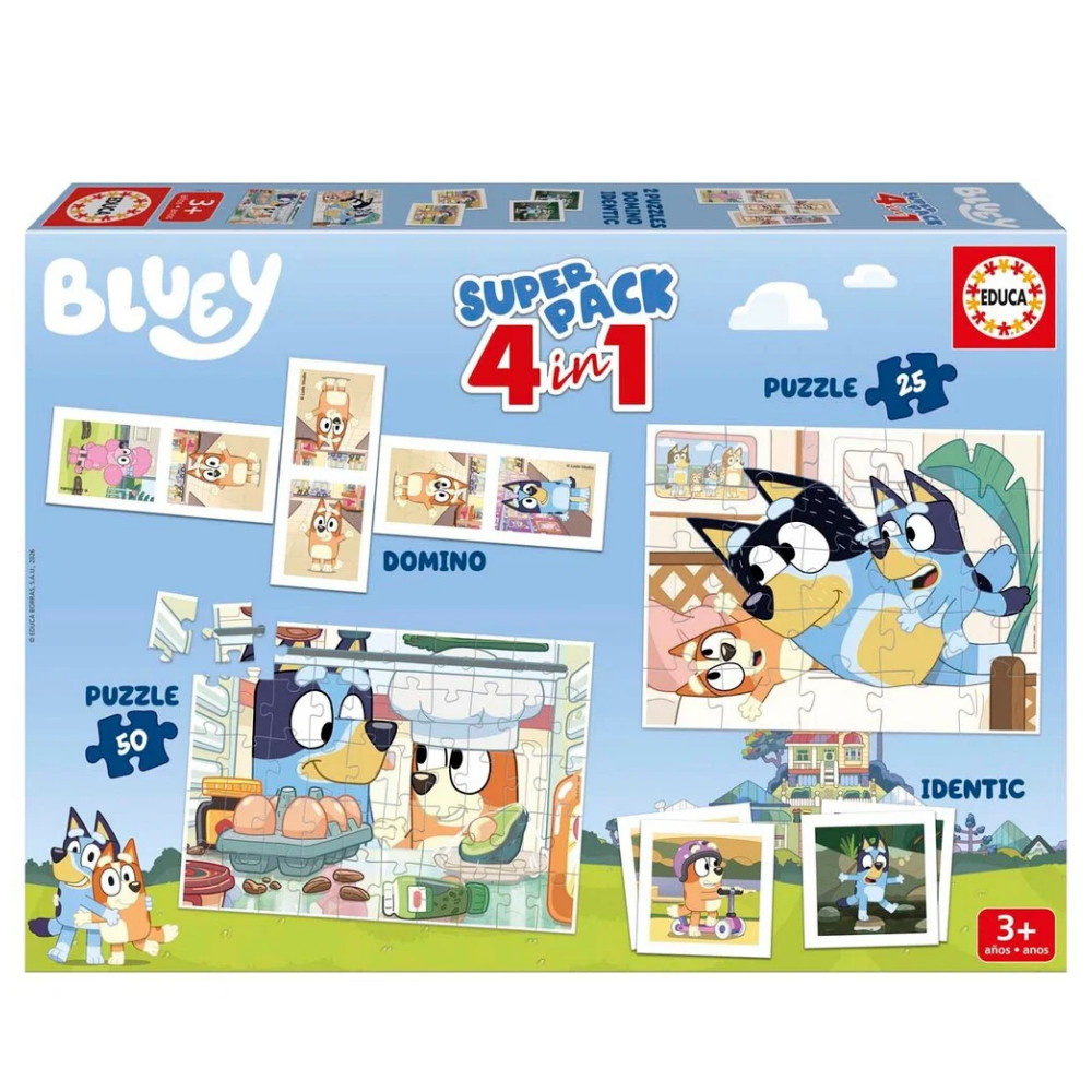 Bluey Superpack - 4 in 1