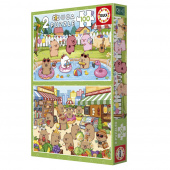 Educa Pussel: Capyfun 2 x 100 Bitar Educa Pussel: Capyfun 2 x 100 Bitar