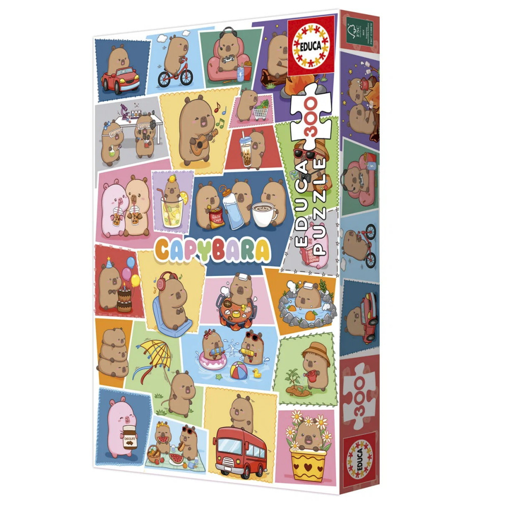 Educa Pussel: Capyfun 300 Bitar