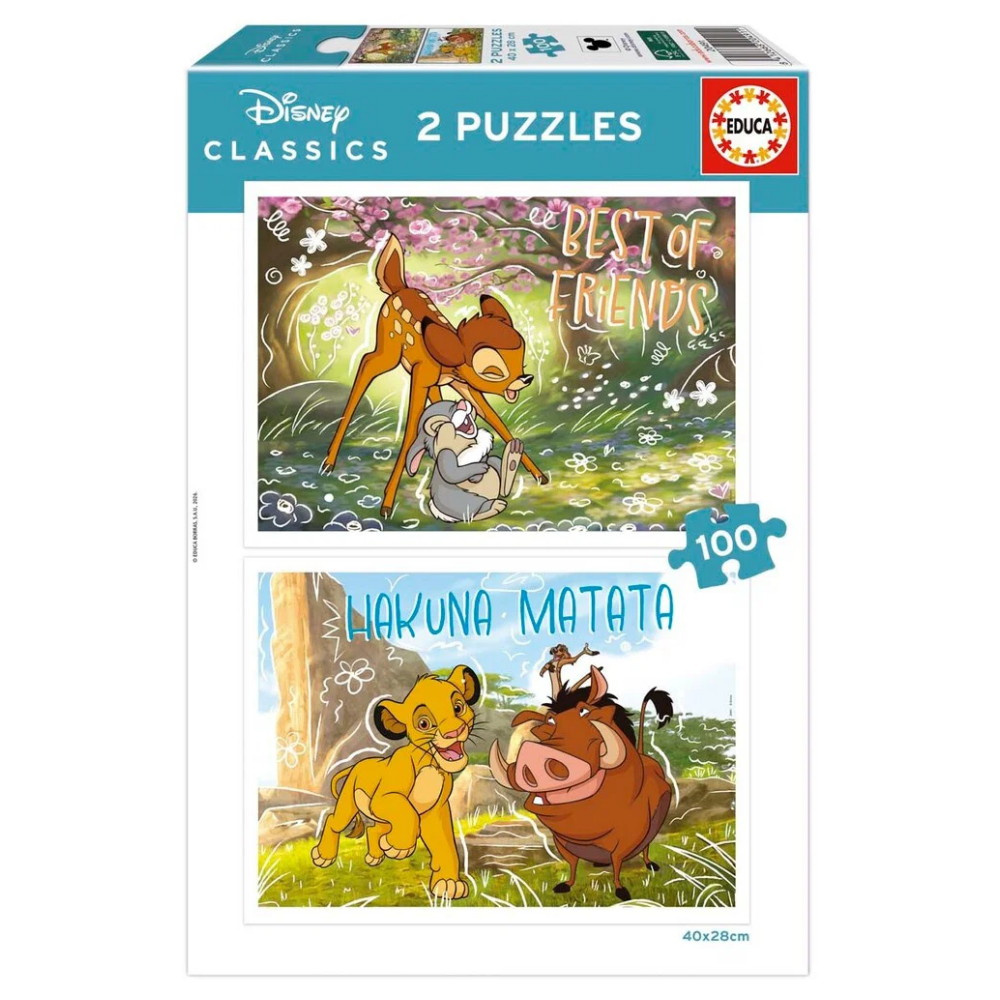 Educa Pussel: Disney Classics 2x20 Bitar