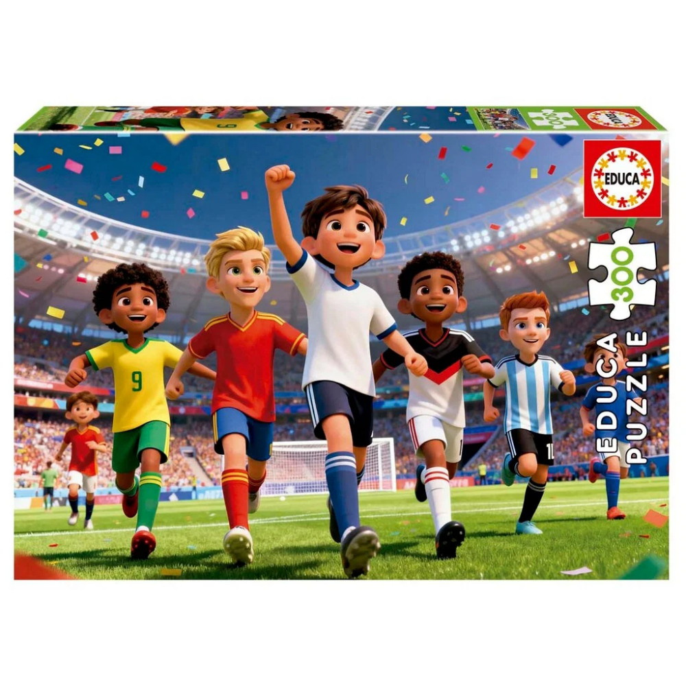 Educa Pussel: Soccer world 300 Bitar