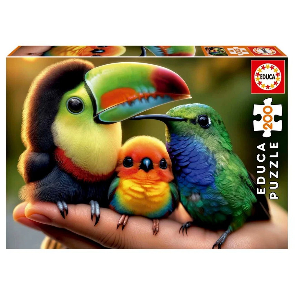 Educa Pussel: Baby birds 200 Bitar