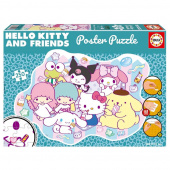 Educa Poster Pussel: Hello Kitty And Friends 250 Bitar Educa Poster Pussel: Hello Kitty And Friends 250 Bitar