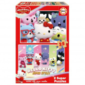 Educa Pussel: Hello Kitty Super Style 2 x 25 Bitar Educa Pussel: Hello Kitty Super Style 2 x 25 Bitar