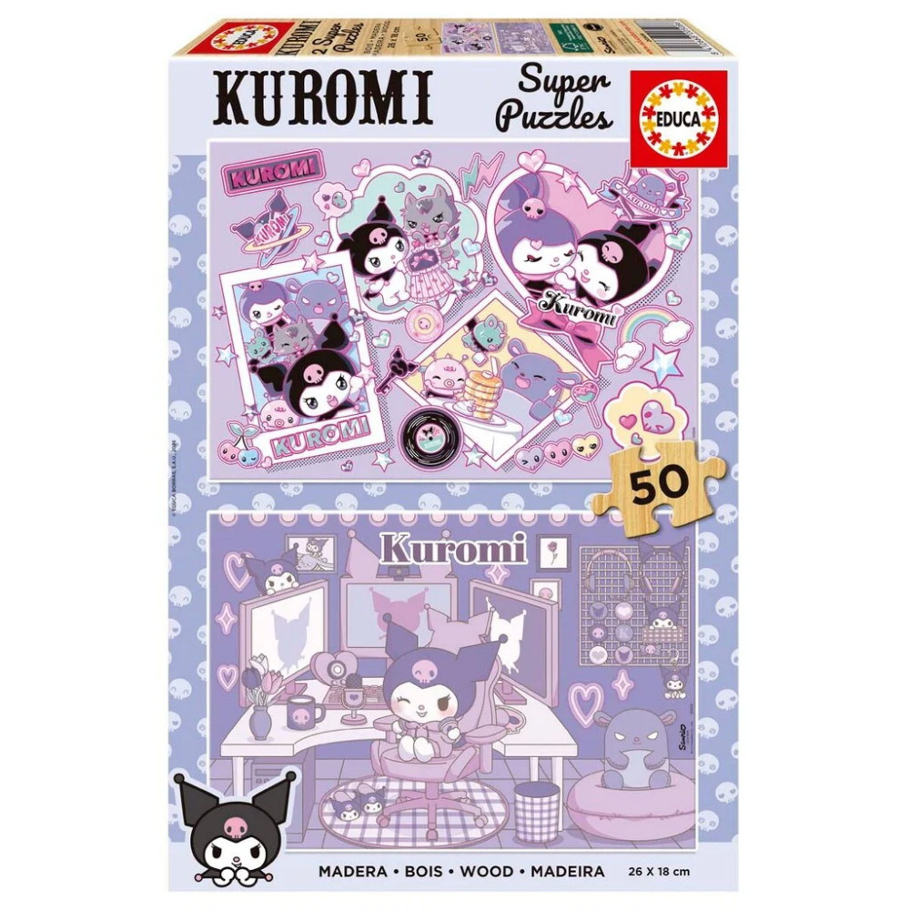 Educa Pussel: Kuromi 2 x 50 Bitar