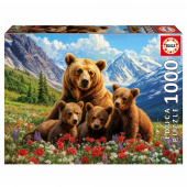 Educa Pussel: Grizzly bears in Canada 1000 Bitar Educa Pussel: Grizzly bears in Canada 1000 Bitar