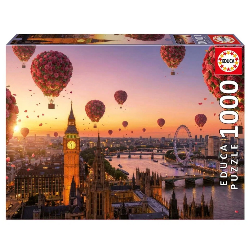 Educa Pussel: London in bloom 1000 Bitar