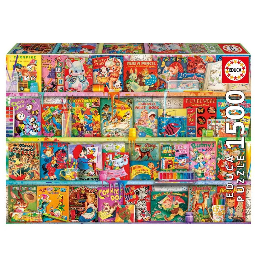 Educa Pussel: The Kitchy Funbook Nook 1500 Bitar