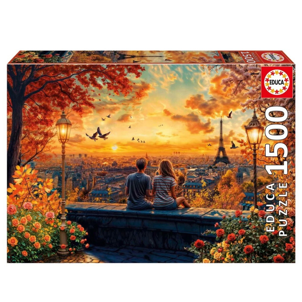 Educa Pussel: In Love in Paris 1500 Bitar