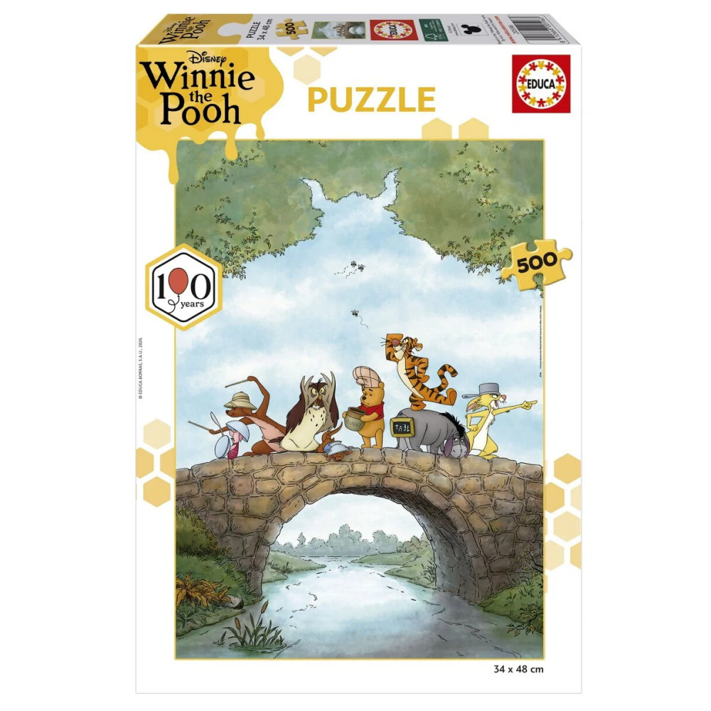 Educa Pussel: Winnie The Pooh 100 Years 500 Bitar