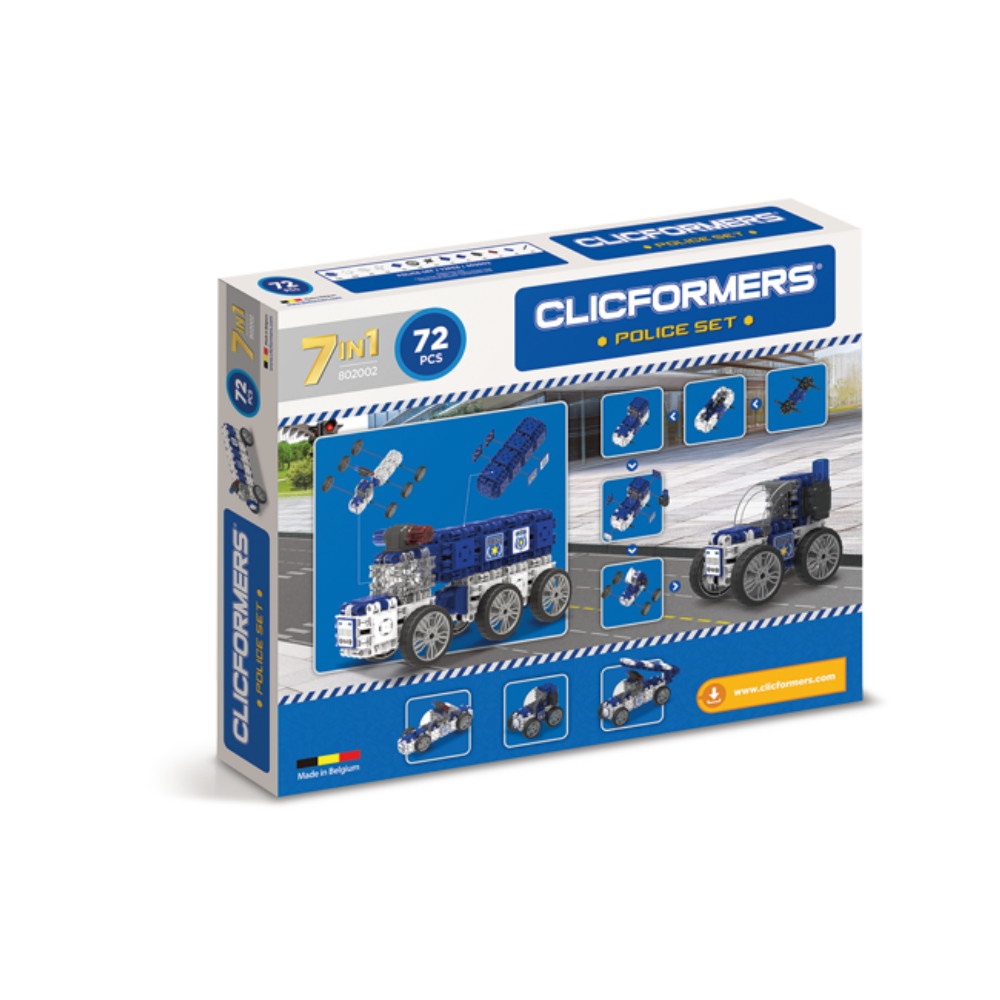 Clicformers - Police Set - 72 delar