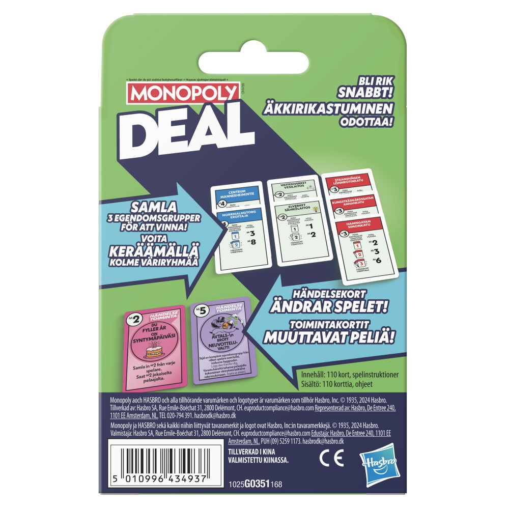 Monopoly Deal (Swe)